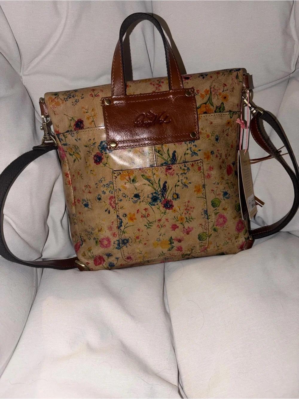 NWT Patricia Nash Prairie Rose Luzille convertible backpack